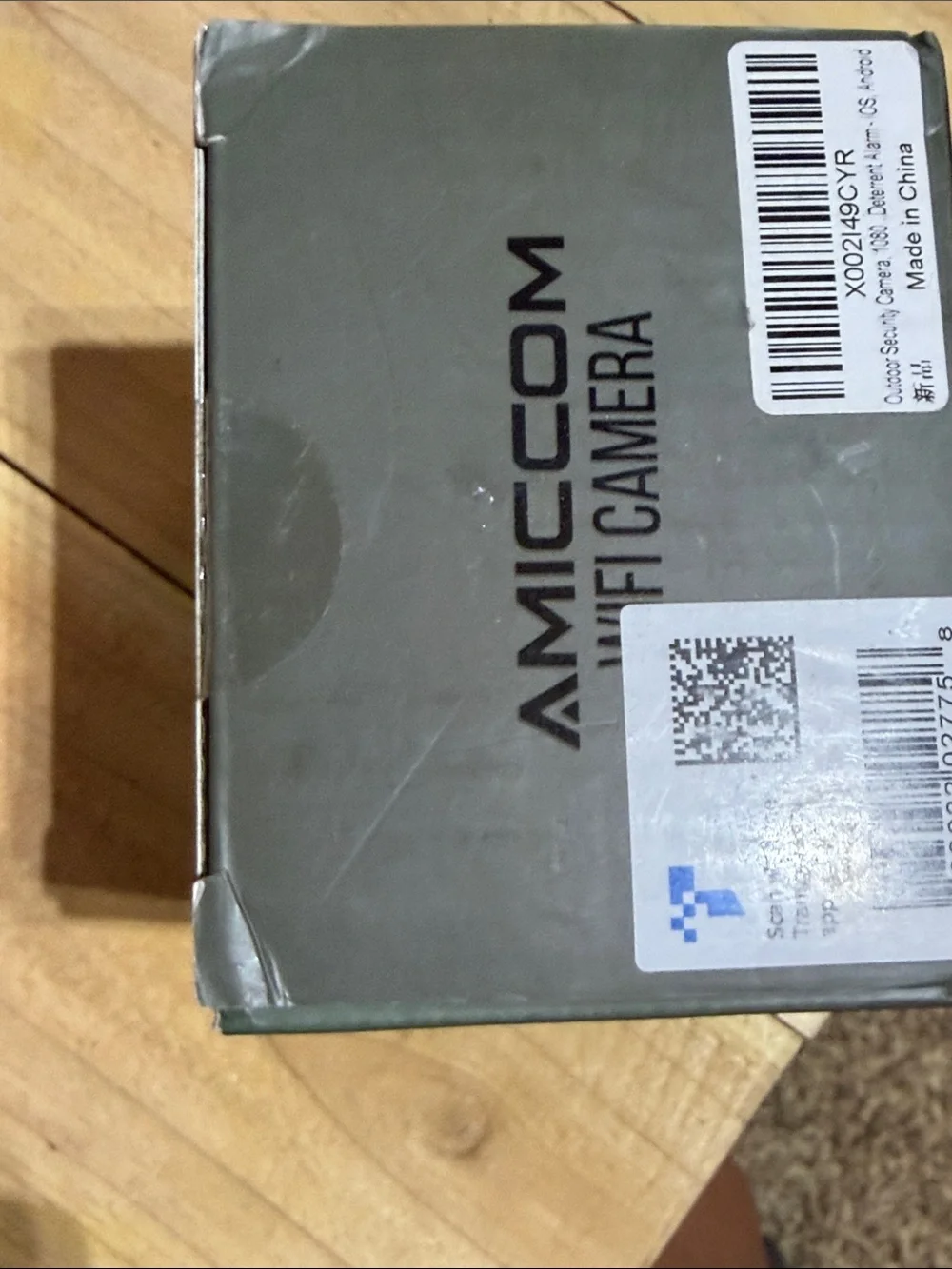Amiccom White WiFi Outdoor Security Camera - Wireless Surveillance